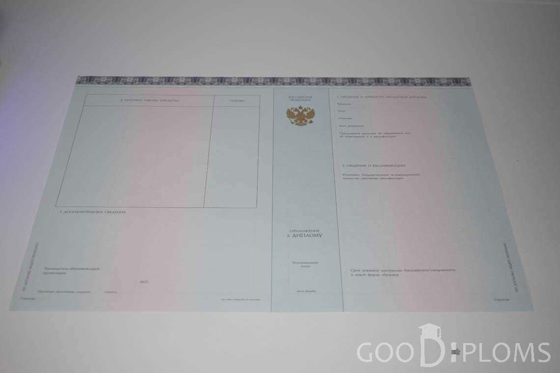 Приложение к Диплому МГИМО период выдачи 2014-2020 -  Долгопрудный